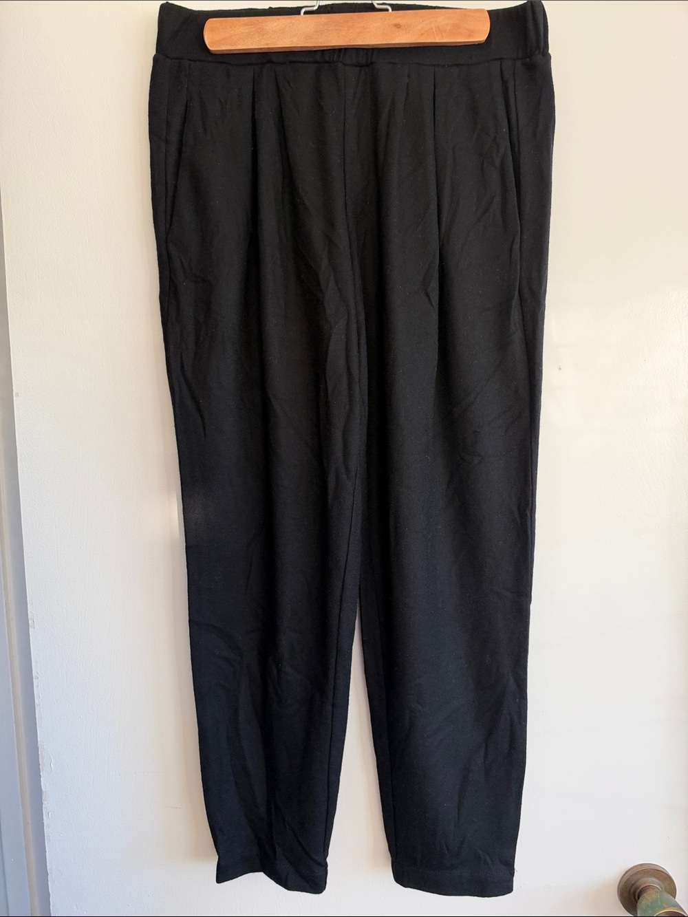 Helmut Lang Black Cropped Tapered Women’s Pants
